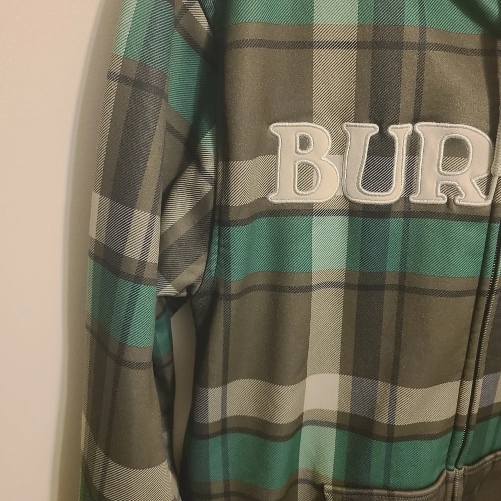 Burton Snowboards | Men's Camo Print Full Zipper Hoodie Sweatshirt (Size Medium) - Picture 9 of 15